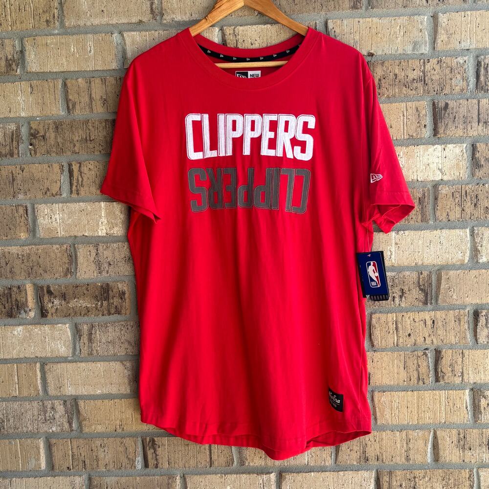 LA Clippers NBA T Shirt Mens XL Red New With Tags